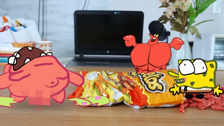 Trận đấu mukbang kỳ quái của SpongeBob SquarePants và Patrick Star! !