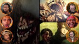 Eren vs Marley! Attack On Titan Season 4 Episode 17 Best Reaction Compilation