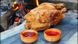 Roasted Chicken Turkey BBQ Recipe Eating So Crispy and Delicious - Cooking Turkey Chicken Meat