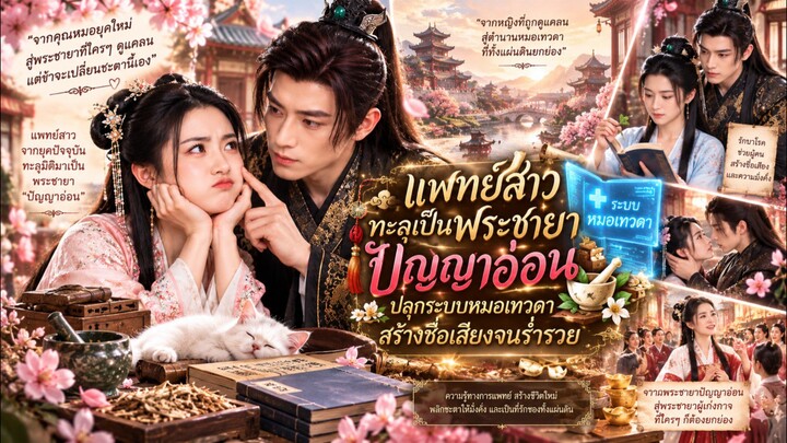 (เต็มเรื่อง) 💥[ซีรี่ย์แนวตั้ง]💥 🎬((พากย์ไทย) เต็มเรื่อง แพทย์สาวทะลุเป็นพระชายาปัญญาอ่อน ปลุกระบบ