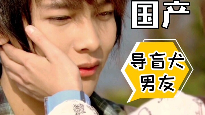 A Chinese-style guide-dog boyfriend and a sweet girl with a white cane! Taiwanese dramas really are 
