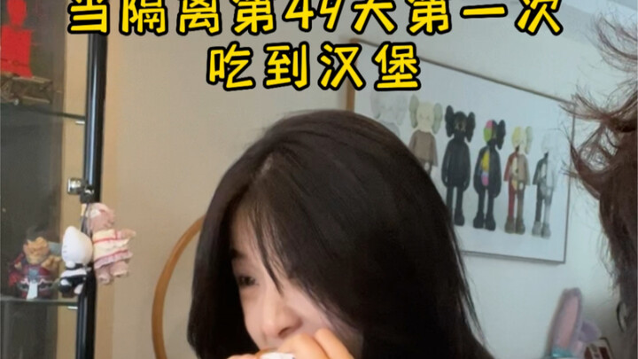 Cuối cùng cũng được ăn chiếc hamburger mà tôi hằng mong ước rồi