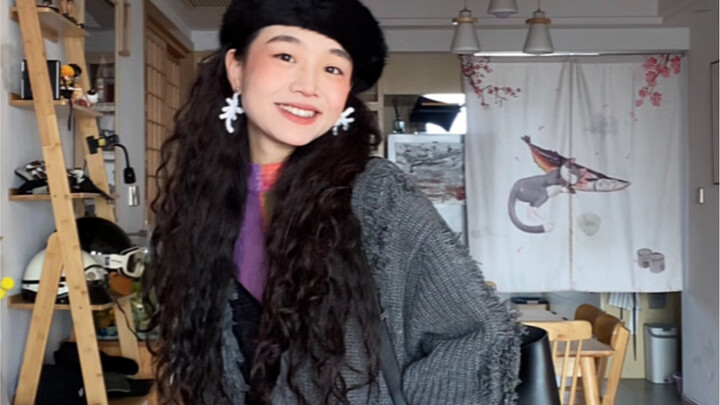 การแต่งตัวฤดูใบไม้ร่วง-หนาว | ฉันไม่ได้ใส่กระโปรงสวยๆ มานานแล้ว～