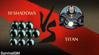 10 chiến binh BÓNG đấu với Titan #game