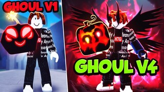 I Awakened Ghoul V4 With Only BLACK Fruits (Blox Fruits)