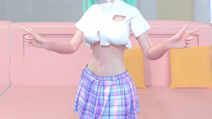 miku❤black silk❤jk miniskirt