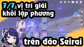 Tổng hợp 7 vị trí giải khối lập phương trên đảo Seirai | Inazuma Genshin Impact