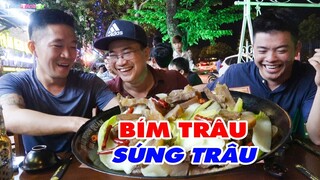 Ăn BÍM TRÂU, SÚNG TRÂU | Khám phá Món ăn lạ ĐẶC SẢN TÂY BẮC