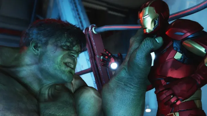 Marvel's Avengers - Hulk Vs Iron Man Fight Scene