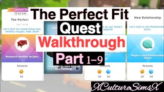 The Sims Mobile 'The Perfect Fit' Quest Walkthrough! Part 1-9