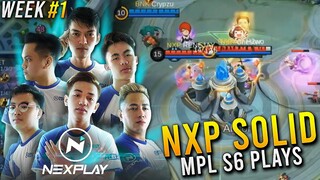 NXP SOLID BEST MPL PLAYS | WEEK 1 | MLBB