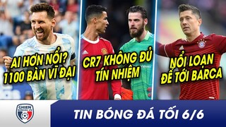 BẢN TIN TỐI 6/6: Messi cán mốc 1100 vĩ đại? Cầu thủ MU BỎ RƠI CR7 trong cuộc bầu đội trưởng mới!