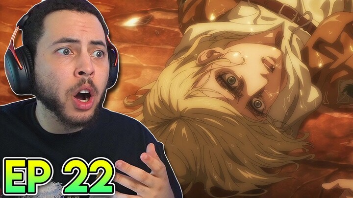 SHE'S BACK?! Attack on Titan Season 4 Episode 22 Reaction!