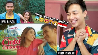 HARI & PUTRI - CINTA-CINTAAN (OFFICIAL MUSIC VIDEO) | REACTION