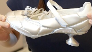 Soccer boots with kitten heels?