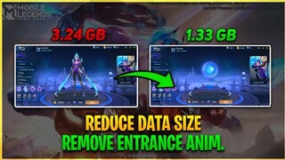 How to Reduce ML Storage! Anti lag Smoothly 60 FPS - Project Next 2021 Patch - Mobile Legends