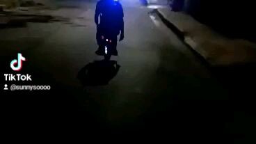 ElectricUniCycle(EUC) Sitting Going Home after Work