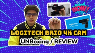 LOGITECH BRIO 4K CAM UNBOXING REViEW