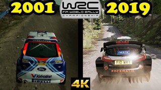 Evolution of WRC games (2001-2019)