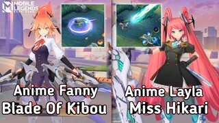Gameplay Fanny Layla Anime | Mobile Legends