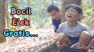 BOCIL E'EK GRATIS❗diwan dan bocil ee di hutan | poop | muhyi official