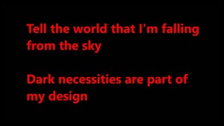 Red Hot Chili Peppers - Dark necessities - Lyrics