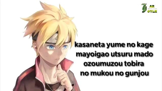 Boruto:Naruto Next Generation song with lyrics