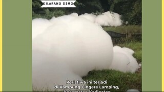 Warga Kampung Cingere Lamping, Kecamatan Kadipaten, Tasikmalaya, sempat dibuat geger dengan kemuncul
