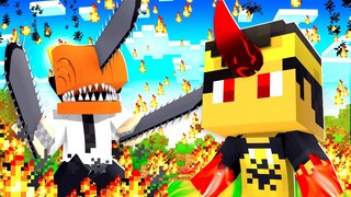 Who's Your Family? O FILHO DO CHAINSAW MAN VIROU O DEMONIO DO SANGUE no Minecraft