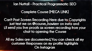 Ian Nuttall course  - Practical Programmatic SEO download