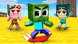 Monster school : True Friendship Ugly Baby Zombie - Sad Story - Minecraft Animation