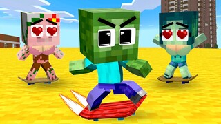 Monster school : True Friendship Ugly Baby Zombie - Sad Story - Minecraft Animation