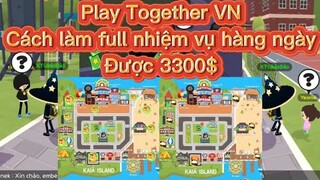 Play Together | Cách Làm Full Nhiệm Vụ Chi Tiết Nhanh Nhất Cho Những Bạn Mới Chơi - Bảo Bảo #2