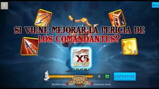 MEJORAR LA PERICIA DE LOS COMANDANTES? | Rise of Kingdoms Español