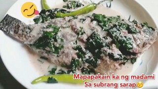 Fried tilapia na may gata at malunggay subrang sarap talaga