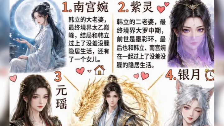 【นิทานการบำเพ็ญเซียนของสามัญชน】บทสรุปของสตรีคู่ใจของหานลี่ในโลกแห่งการบำเพ็ญเซียน! ตัวละครบางรายท้าย