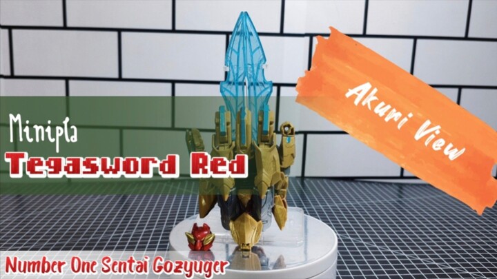 Minipla Tegasword Red (No. 1 Sentai Gozyuger)