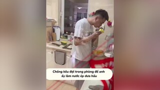 Mn nói xem có nên uống nước ép dưa hấu của ck làm ko?🤣cuoi cuoibebung hai sunni08