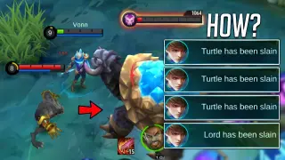 GUSION BEST TRICK TO ALWAYS GET TURTLE AND LORD!!