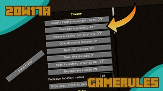 Bug Fixes, Tweaks and Tech. Changes | Minecraft 20w17a Snapshot Update