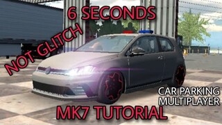 6 seconds gearbox golf mk7 | car parking multiplayer new update