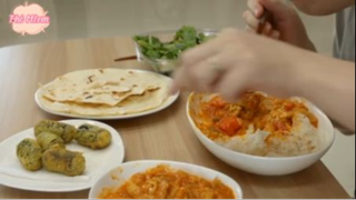 Cơm cà ri bánh tráng nướng salat phần 5 #mukbang