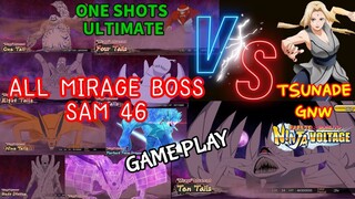 NXB NV GAME PLAY || GK ADA LAWAN • TSUNADE GNW VS ALL MIRAGE BOSS SAM 46 • ONE SHOT ULTIMATE