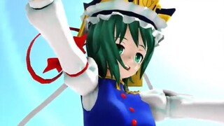 (MMD·3D)  Shikieiki Yamaxanadu ในชุดถุงน่องสีดำ (Touhou Project)