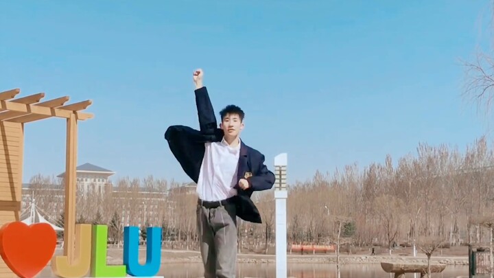 [We Rock Cover Dance of Jilin University] Take you to visit the beautiful scenery of Jilin Universit