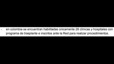 La donación de órganos en colombia