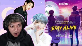 This is a MASTERPIECE - Stay Alive by Jungkook & Suga Reaction