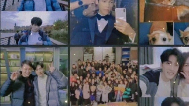 It seems that he really likes the two dramas he starred in with Bai Lu...