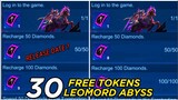 LEOMORD ABYSS EVENT FREE TOKENS RELEASE DATE ? || LEOMORD KNIGHTS ARRIVAL| MOBILE LEGENDS NEW EVENT