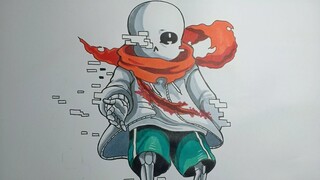 How To Draw GENO SANS Undertale Cách vẽ after sans Siêu Đẹp